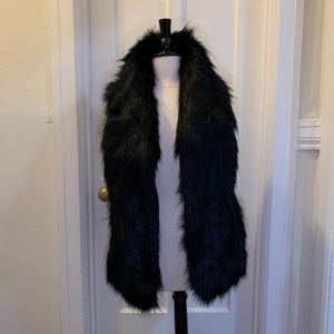 Faux fur vest NWOT